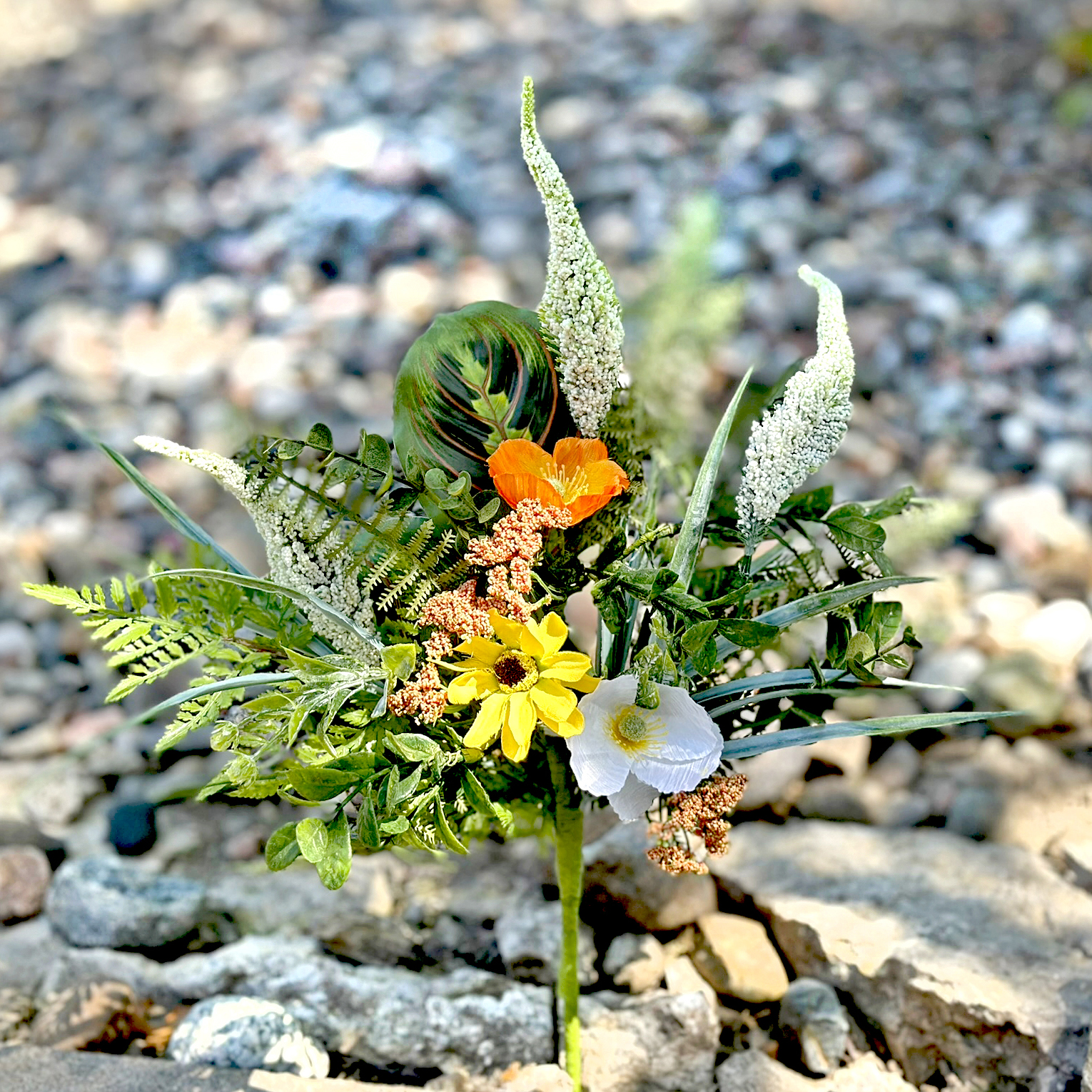 SPRAY POPPY/DAISY/FERN